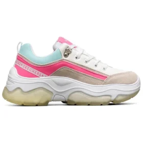 Ampp”D Low-Top Blanco/Azul/Rosa