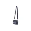 Bolso cruzado informal de tela ajustable con un solo hombro «Navy White»