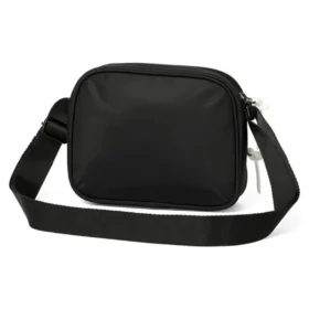Bolso de hombro con gráfico de logotipo «Negro, blanco y amarillo»