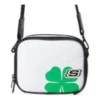 Bolso de hombro con logo de trébol «Blanco Verde»