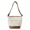Bolso tipo tote L.A. «Blanco Marrón»