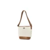Bolso tipo tote L.A. «Blanco Marrón»
