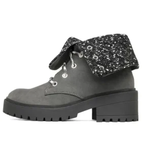 Bota de tobillo Teen Spirit Knit Buzz «Black Charcoal»