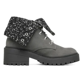 Bota de tobillo Teen Spirit Knit Buzz «Black Charcoal»