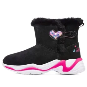 Botas de invierno cómodas «Negro Rosa»