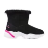 Botas de invierno cómodas «Negro Rosa»