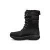 Botas de nieve de caña ultra alta para exteriores, color negro