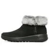 Botas de nieve On-the-GO Joy con pelo «Negro Blanco»