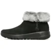 Botas de nieve On-the-GO Joy con pelo «Negro Blanco»