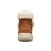 Botas de nieve On-the-GO Joy con pompones «Marrón y blanco»
