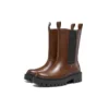 Botas de talón bajo «Brown»
