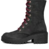 Botas Martin de invierno de caña alta y comodidad moderna, color negro