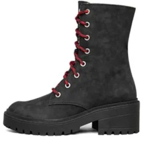 Botas Martin de invierno de caña alta y comodidad moderna, color negro