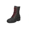 Botas Martin de invierno de caña alta y comodidad moderna, color negro