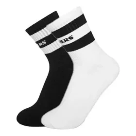 Calcetines deportivos, paquete de 2 «Negro y blanco»
