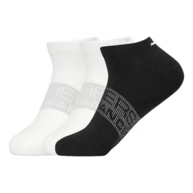 Calcetines deportivos, paquete de 3 «Blanco Negro»