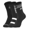 Calcetines deportivos, paquetes de 3 «Negro y blanco»