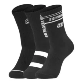 Calcetines deportivos, paquetes de 3 «Negro y blanco»