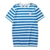 Camiseta a rayas «Azul Blanco»