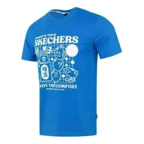 Camiseta con gráfico «Azul Blanco»