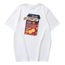 Camiseta con gráfico «Blanco Negro Rojo»