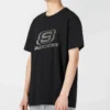 Camiseta con gráfico del logotipo «Black Silver»