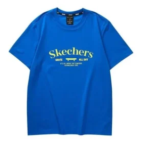 Camiseta con letras impresas «Azul Amarillo»