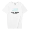 Camiseta con logo impreso «Blanco Azul Negro»