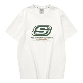 Camiseta con logotipo «Blanco verde»
