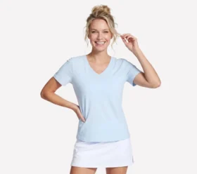 Camiseta de cuello en V Pima