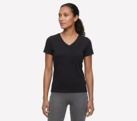 Camiseta de cuello en V Pima