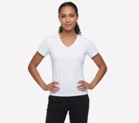 Camiseta de cuello en V Pima