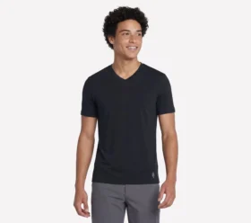Camiseta de manga corta con cuello en V GO DRI Pima
