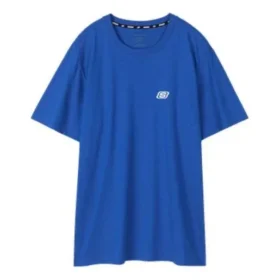 Camiseta de manga corta con estampado Skechers para hombre, azul