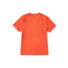 Camiseta de manga corta con estampado Skechers para hombre, naranja y rojo