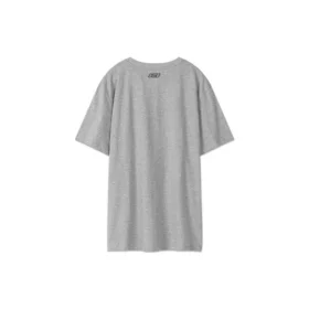 Camiseta de manga corta de punto con estampado del logotipo en colores contrastantes Skechers para hombre, gris