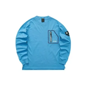 Camiseta de manga larga estampada Skechers x One Piece «Azul, marrón, amarillo, negro»
