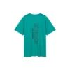 Camiseta de punto de cuello redondo y manga corta Skechers para hombre, azul