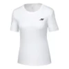 Camiseta de running de punto de manga corta, color blanco