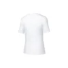 Camiseta de running de punto de manga corta, color blanco