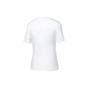 Camiseta de running de punto de manga corta, color blanco