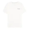 Camiseta deportiva informal de manga corta «Blanco Amarillo»