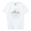 Camiseta gráfica «Blanco y Beige»