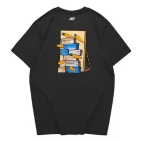 Camiseta gráfica Skechers x Carrot «Negro, amarillo y azul»