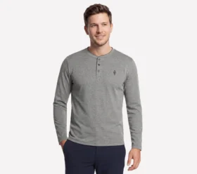 Camiseta Henley Off Duty