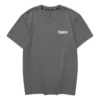 Camiseta informal con letras impresas «Grey Blue»