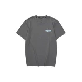 Camiseta informal con letras impresas «Grey Blue»
