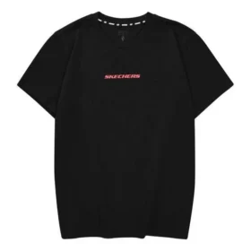 Camiseta informal con letras impresas «Negro Rojo Blanco»
