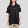 Camiseta informal con letras impresas «Negro Rojo Blanco»