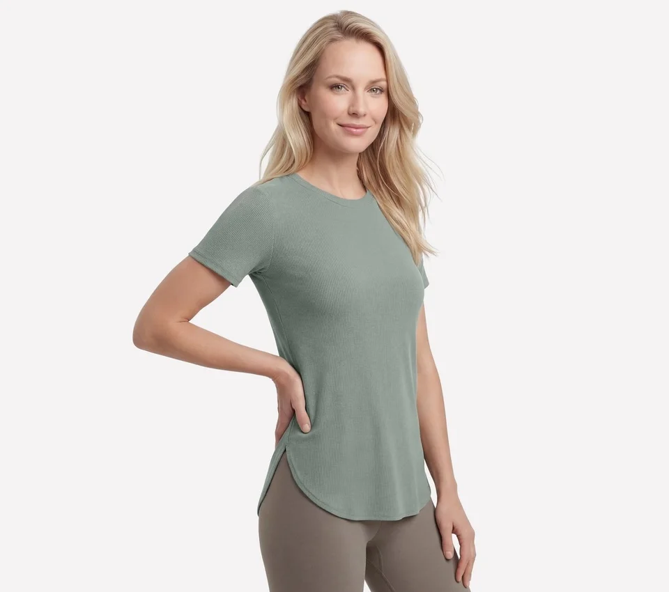 Camiseta túnica Go Walk Luxe Rib Camiseta túnica Go Walk Luxe Rib